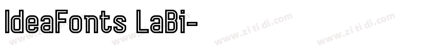 IdeaFonts LaBi字体转换